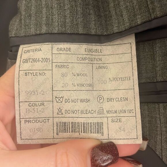 ✨GIANNI VERSACE TESSUTI COLLECTION OVERSIZED SZ 54 BLAZER✨ - Picture 6 of 9